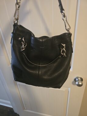 Coach | Bags | Coach 4968 Julia Black Leather Hobo Bag | Poshmark